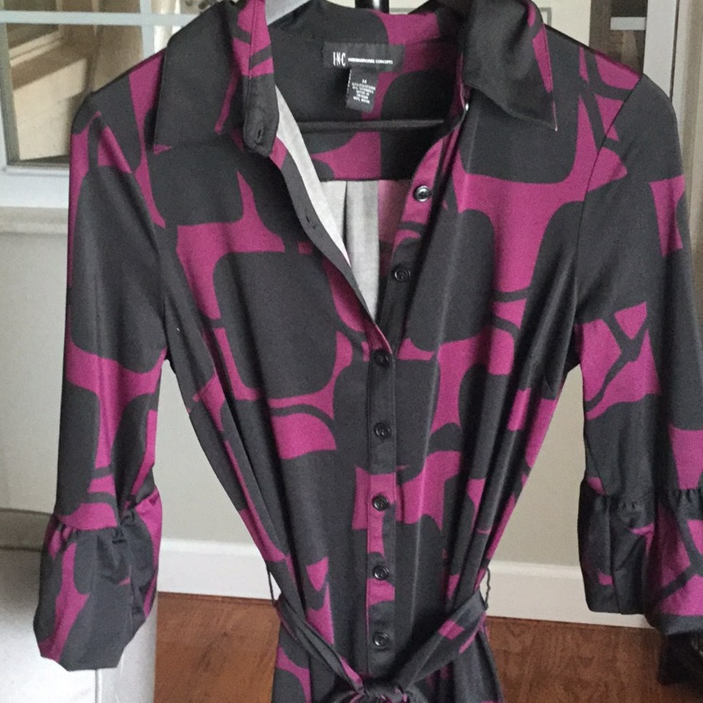 INC shirt dress